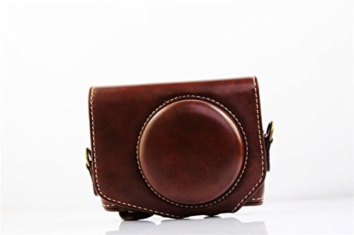 YouLiang High Quality PU Leather Camera Bag Case Cover Pouch for Canon G7X (Coffee)