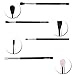7Pcs Professional Makeup Eyeliner Eyeshadow Cosmetic Brushes Tool Kit Set (Black)