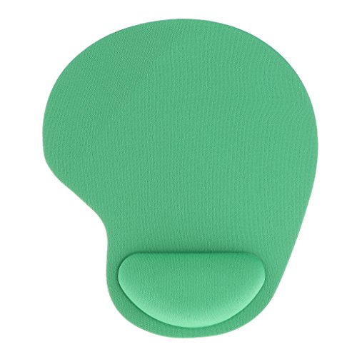 Alfombrilla de Rat  n con Reposamu  ecas de Gel Mouse Pad Varios Colores - Verde