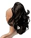 SWEET SHORT CURLY PONY TAIL HAIR EXTENSION, (CLAW GRIP) (03 Coffee Brown)