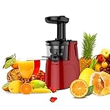 JAP Appliances SJ6188 - Extracteur de jus - Slow juicer verticale - Centrifugeuse fruits et légumes entiers - Froid machine de pressage à froid pour jus de fruits et de légumes - R