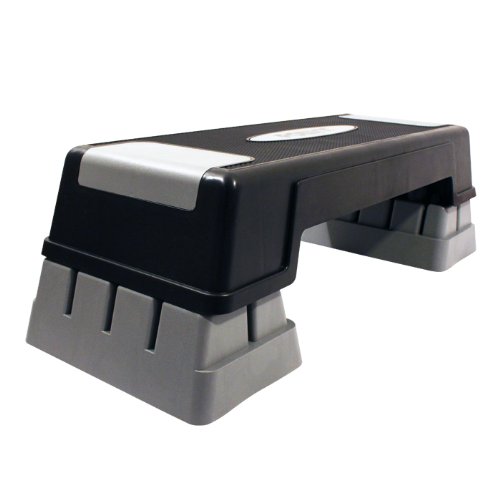 POWRX Steppbrett Höhenverstellbar Stepper Step Trainer Aerobic Stepper Stepbench Bis 150 kg - 3