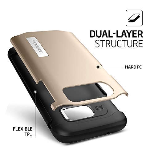 Spigen Slim Armor - Funda para m vil Samsung Galaxy S7 Edge color dorado reviews Spigen Slim Armor - Funda para m vil Samsung Galaxy S7 Edge color dorado