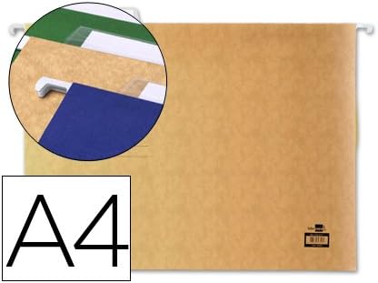liderpapel A4 Suspension File – Kraft (Pack of 10)