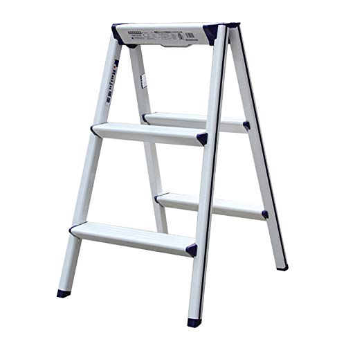 Preisvergleich Produktbild Tritthocker Faltbarer Tritthocker, Küchenleiter für Erwachsene, 220lbs Kapazität, Esszimmer-breite Pedal-Leitern für Senioren (größe : 3 steps)