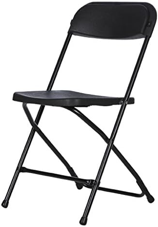Desk Chair Simple Home Foldable Chairs Child Office Chair Staff Chair Meeting Office Chair ( Color : Black , Design : Pack of 3 )