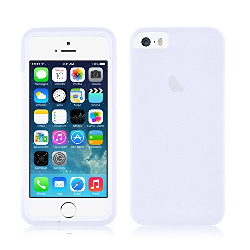 JAMMYLIZARD Carcasa iPhone SE iPhone 5 5s Carcasa con Solapa Transparente nbsp Carcasa antichoques de Silicona con Solapa giratoria Funda Integral para iPhone SE iPhone 5 5S Color Blanco reviews JAMMYLIZARD Carcasa iPhone SE iPhone 5 5s Carcasa con Solapa Transparente nbsp Carcasa antichoques de Silicona con Solapa giratoria Funda Integral para iPhone SE iPhone 5 5S Color Blanco