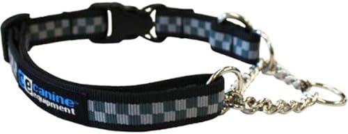 Canine Equipment Ultimate 3/4-Inch Quick Release Martingale Dog Collar, Medium, Checker Board