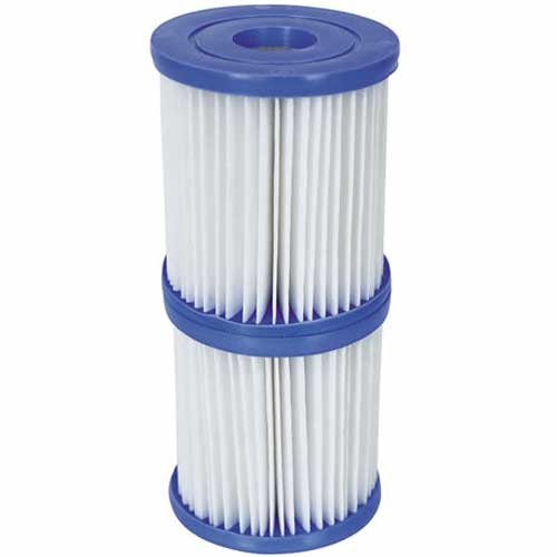 Twin Pack Bestway Size II Filter Cartridges for Pools & LayZSpas 36x