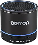 Betron KBS08 Wireless Portable Travel Bluetooth Speaker Titanium