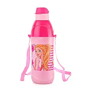 Cello Steel-X kids Zee 600 Ml Bottle Insulated Stainless Steel Inner, Light Pink, 1 Piece