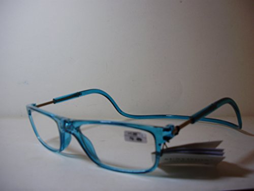 GAFAS GRADUADAS DE LECTURA IMANTADAS MAGNETICAS CLIC IMAN VARIAS GRADUACIONES (AZUL AGUA, 1.00)