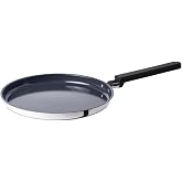 Krep tavası, paslanmaz &ccedil;elik, 24 cm, yapışmaz kaplama