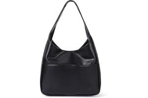 AiNinXun Borsa Hobo Donna Borsa a Spalla Borse in Pelle Tote Bag Grandi Borse Università Donna Borsa a Mano Vintage Pelle Borsa Tracolla Hobo Bag Borsa Tote per Shopper Lavoro Ufficio Università