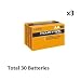 Produktbild Original-Industriebatterien von Duracell, AA, Alkaline, 1,5 V, LR6, MN1500, ersetzt Procell AA Akku, 30 Stück