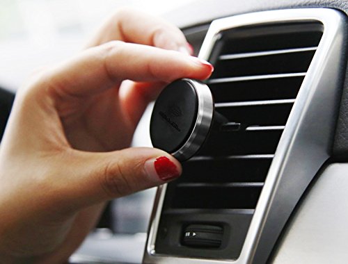 Jellico Supporto Magnetico Auto Universale bocchetta aria, Supporto in alluminio con rotazione di 360 Â° , Supporto da auto per iPhone 6/ 6 Plus/ Galaxy S6/S6 Edge e tutti gli altri smarphones/GPS...