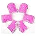 Produktbild WXH 6-teilige Kinder-Kniebesatz/Ellenbogenpolster Armband für Skating-Radfahren und Rollerroller Skates eine Vielzahl von Sportarten Mehrzweck-Sicherheitsausrüstung,Pink