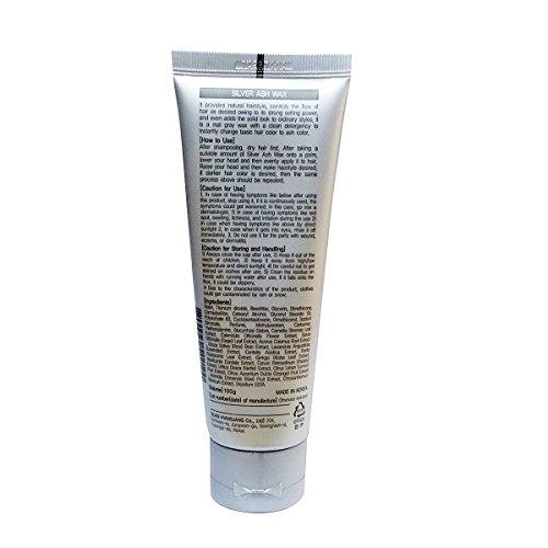Benezyme Silber Grau Haar Wachs 100g -Styling Haar Wachs Matte für Männer Frauen -Temporary Grau Haarfarbe -Looks Esche Silber & Weiß -Non klebrig & Angenehmes Duft & Waschen leicht aus - 6