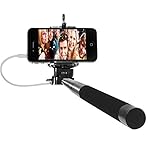 Selfie Stick with AUX Cables For All Smartphones (Multi-colour)
