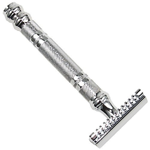Preisvergleich Produktbild Parker 24C Three Piece Open Comb Double Edge Safety Razor