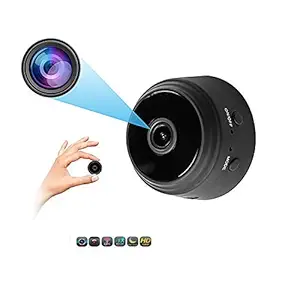 Paroxysm High Focus Spy Magnet Camera Full HD Mini Spy WiFi Magnetic Live Stream Night Vision IP Wireless 1080P Audio Video Hidden Nanny Camera for Home Offices Security (Black)