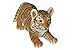 Produktbild Casa Collection / Art for Living by Jänig 12034 Tiger streckend, Dekofigur, Polyresin, grau, 15 x 31 x 18 cm