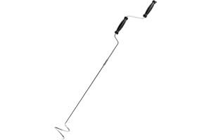 EJWOX Compost Aerator Tool - Manual Compost Turner and Mixing Tool for Outdoor Compost Tumbler Bins,Stainless Steel Rotating Compost Turning Tool