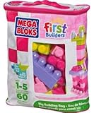  Mega Bloks First Builders Big Building Bag - Rosa.