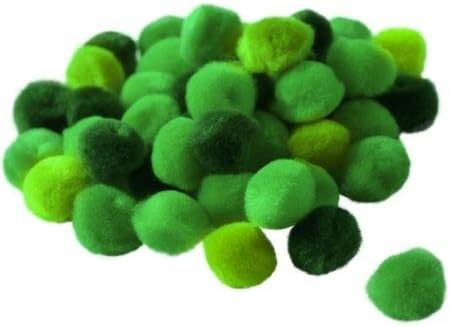 PW International Piwi 45 Pompoms 15 mm - Creative Pastimes, Green