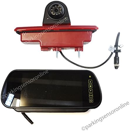 Renault Traffic Vivaro Brake Light Rear View Reverse Camera 7 inch Monitor Kit