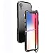 Produktbild iPhone XR Magnetisch Metall Rahmen + 9H Hartglas Hülle, Yidai-Silu Magnet König, Tik Tok Video Gefragt,Ergonomischer GriffSchraubenlos Doppel Schloss Stoßfest Schutz Alu Back Cover für iPhone XR 6,1 Zoll - Schwarz&Transparent Deckel