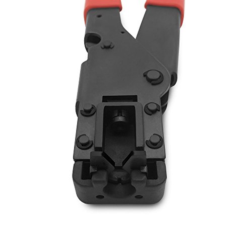 Kompressionszange 10 x F Kompressionsstecker Kompressions Stecker 7 7,5 mm Kabel - 5