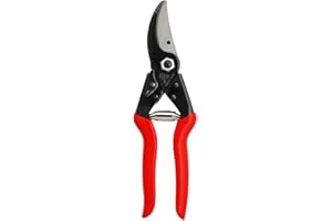 FELCO 5 sécateur puissant pour grande main droite, coupe jusqu’à 25 mm, longueur 225 mm, tête effilée pour accès facile, poignées en acier, idéal pour une taille précise au quotidien