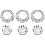 Fdit 3 Pcs Steel Shaver Head Ersatzzubehör Fit für Philips HQ4 HQ46 HQ481 HQ851 HQ6990 HQ803 MEHRWEG VERPAKUNG