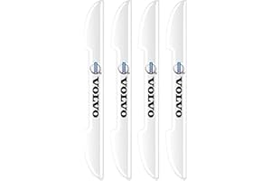 LKILFUWX 4Pcs Car Door Edge Protectors, For Volvo XC90 XC70 XC60 XC40 V90 V70 V60 V40 Anti-Scratch Car Door Protection Strip Buffer Trim Front and Rear Bumper Guard,A