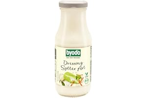 ‎BYODO Byodo Bio Dressing Sylter Art 245ml - Veganes, Glutenfreies & Eifreies Salatdressing - Mit Agavendicksaft Süße - Ideal für frische Salate - 1er Pack (DE-KO-013) Bio-Qualität