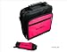 Produktbild New Hot Pink und Schwarz Twin Fach Deluxe Tragetasche für HTC Flyer Tablet