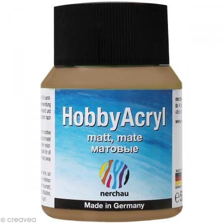 Preisvergleich Produktbild LUKASNERCHAU Hobby Acryl matt 59 ml Silberbronze