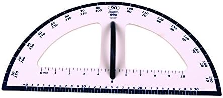 DRY ERASE MAGNETIC PROTRACTOR