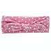 Clode® New Rabbit Ears Elastic Turban Knot Hairband Bow Headband Headwear for Baby Girls (Pink)