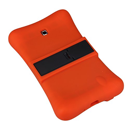NEWSTYLE Samsung Galaxy Tab 4 7.0 Kinderfreundliche Silikon Hülle Schutzhülle Tasche Case für Samsung Tab 4 SM-T230 / T231 / T235 (7 Zoll) – Orange - 4