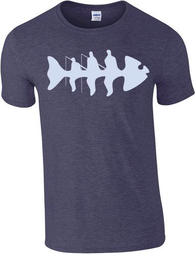 Bones - Fishing T-shirt size S to 2XL