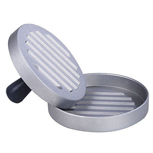 Hamburgerpresse, Nazzamo Premium Hamburger Presse, Burgerpresse, Burger Maker für perfekte Burger, BBQ, Hamburger, Patties, Presse, Grill - 2