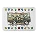 Produktbild lears Benutzerdefinierte Fußmatten Cute Happy Camper Big Wohnmobil Wohnmobil Fußmatten 16 x 24 Zoll Eingangsmatte Boden Teppich Indoor/Outdoor/Haustür/Bad Matten Gummi rutschfest