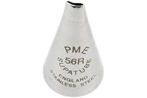 Pme Supatube Tubka do Dekoracji, Srebrny, 1.72 x 1.72 x 3.33 cm