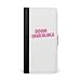 Produktbild licaso iPhone 8 Faltbare Kunstleder Hülle in Schwarz mit Pink Boom Shakalaka Klappbare Leder Handy Hülle mit Magnetverschluss - 2in1 Smartphone Flip Case & Brieftasche Portemonnaie Zubehör