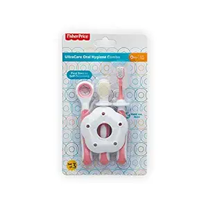 Fisher-Price Ultra Care Oral Hygiene Combo for Babies (Pink)