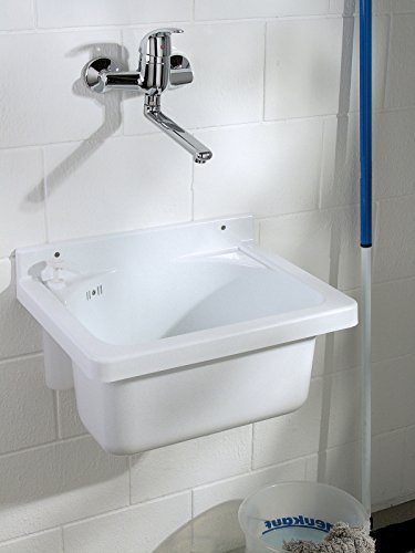 € 59,90 Ausgussbecken Onda Mit Seifenspender Mehr Hygiene 52 cm