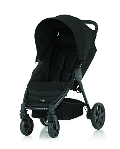 Britax B-Agile 4 Pushchair from Birth to 4 Years (Black Thunder)