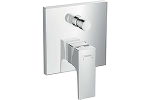hansgrohe Metropol Jednouchwytowa bateria wannowa, montaż podtynkowy, uchwyt jednoramienny, element zewnętrzny chrom, 32545000